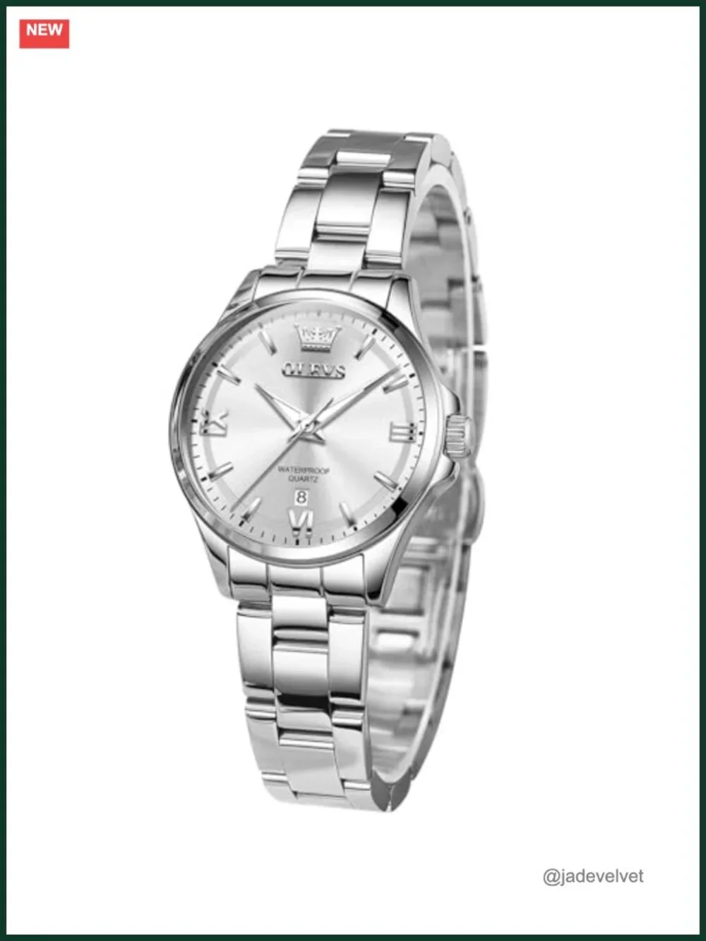 Luxury Dainty Quartz Wrist Watch Stainless Steel Waterproof